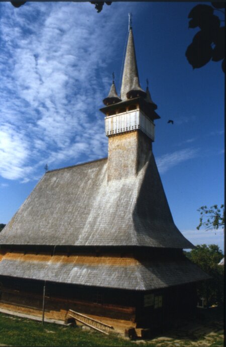 Una tipica chiesa di legno del Maramures
