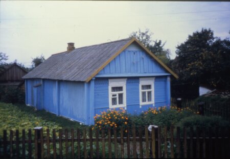 Weissrussland, blaues Haus 