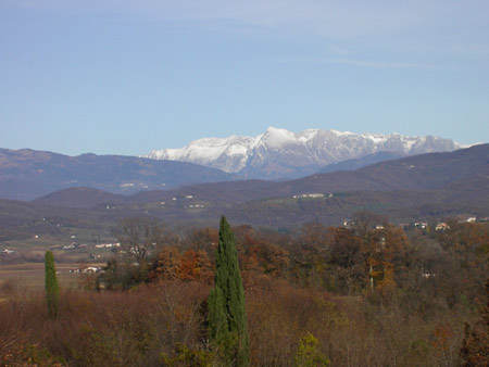 Il Monte Nero dalla Rocca.